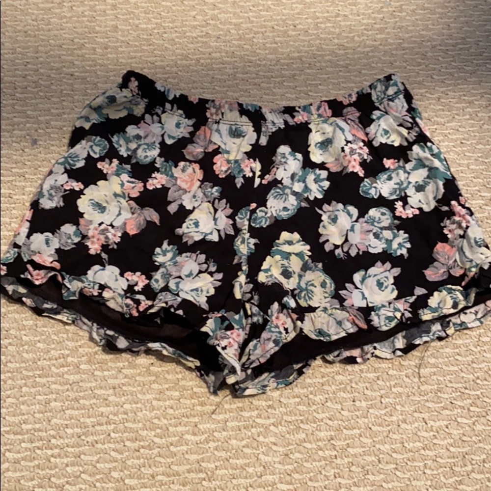 Gab & Kate Ruffle Floral Shorts